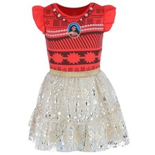 Vestido Tutú Jerry Leigh Niña Disney Princesa Moana Juegos con disfraces