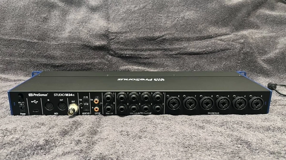 PreSonus Studio 1824c 18 x 18 USBC Audio Interface Confirmed Operation Free Ship - Image 3 of 4
