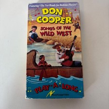 Don Cooper Songs of the Wild West VHS 1991 Wood Knapp Video WK1020 Sing Along