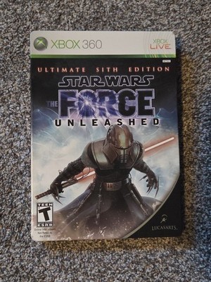 Star Wars The Force Unleashed Ultimate Sith Edition Xbox 360 Steelbook Complete