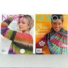 Noro Knitting Crochet Magazine Pattern Book Lot 2 2018 2023 Hobby Crafter