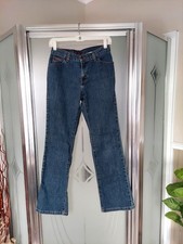 Eddie Bauer Womens Bootcut Jeans sz 2 Stretch Mid Rise Blue Denim Medium Wash LN