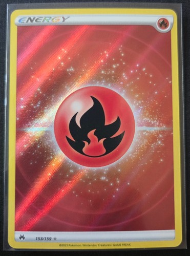 SWSH: Crown Zenith #153/159 Fire Energy (Texture Full Art)
