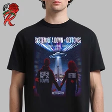 System Of A Down X Deftones Toronto Poster 2025 Merch T-Shirt