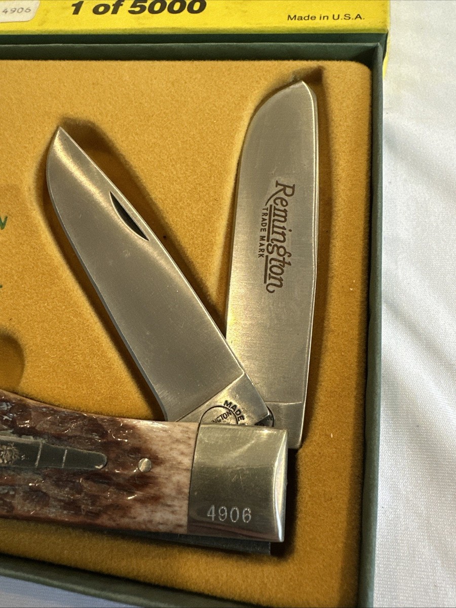 1989 REMINGTON SILVER BULLET COLLECTORS EDITION TRAPPER R1128SB