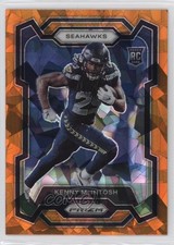 2023 Panini Prizm Rookies Orange Ice Prizm Kenny McIntosh #391 4f2