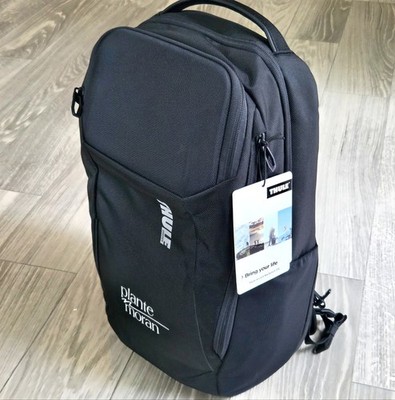 Thule Accent Backpack 23L Black Laptop Tablet SafeZone Plante Moran Logo NEW