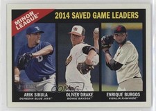 2015 Heritage Minor League Edition Arik Sikula Enrique Burgos Oliver Drake 0w8