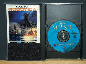 4 SEGA SATURN GAME LOT -PANZER DRAGOON-MYST-STAR FIGHTER-SOLAR ECLIPSE READ DESC