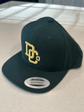 Dead & Co Yupoong Snapback Green & Yellow slightly curved brim