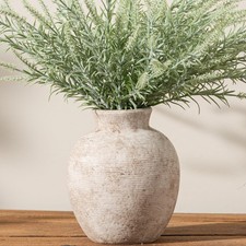 Vanselia Ceramic Flower Vase Home Decor - Farmhouse Table Vases Rustic Vintag...
