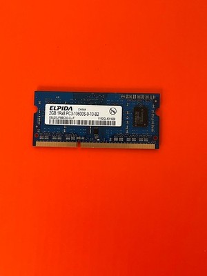 4x Elpida 2GB 1Rx8 PC3-12800S-11-10-B2 RAM  Laptop Memory 8gb Total
