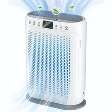 Large Room Air Purifiers 2400Sq.Ft w/Replaceable H13 HEPA Filter PM 2.5 Cleaner