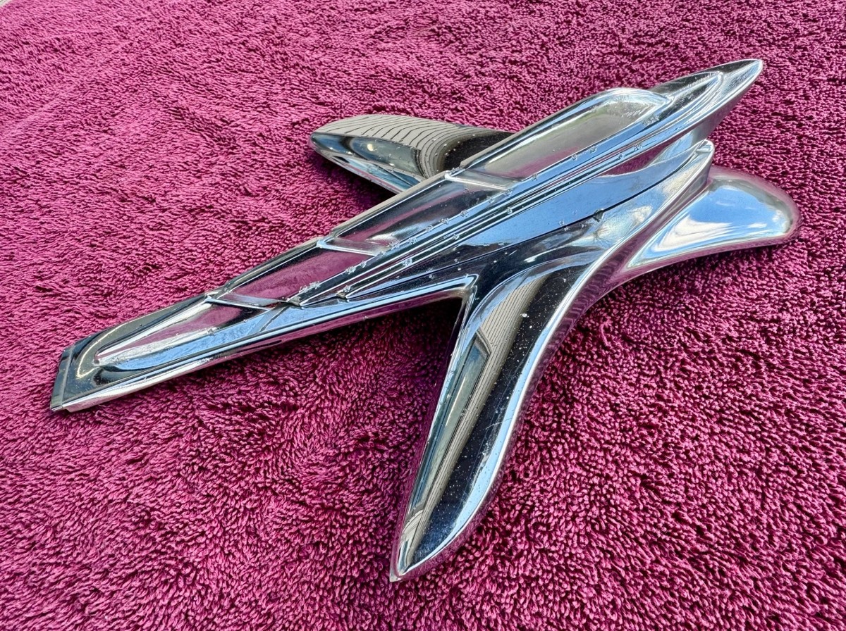 1951 1952 Plymouth Hood Ornament Ship Boat Hot Rod 1373394 MOPAR