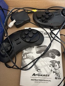 SEGA Genesis Classic Black Game Console with 80 Preloaded Games w/Sonic Hedgehog