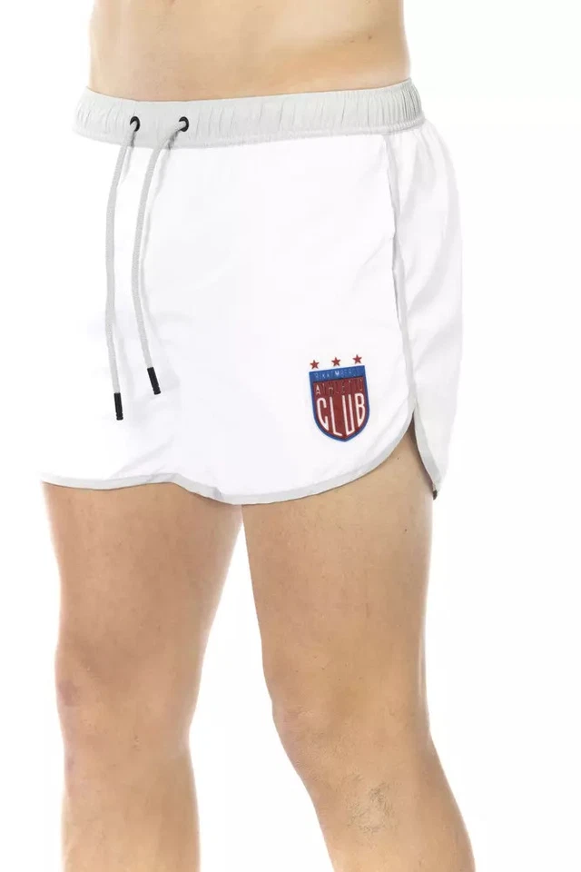 Bikkembergs White Polyester Men's Swim Men's Short Authentic - Image 4 of 4