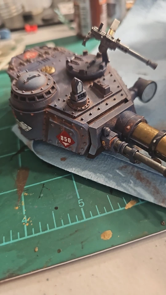 Death Korp Of Krieg Baneblade, собранный и окрашенный с выветриванием - Изображение 4 из 4