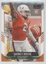 2021 Score Rookies Quincy Roche #357 0jx4