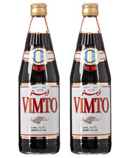 Vimto Arabic Fruit Cordial Syrup – 2 Glass Bottles 710ml Each Concentrate