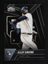 2023 Topps Chrome Black Rookie Design Variation Riley Greene #27 0o3x