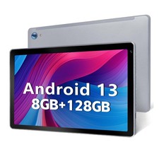 Android 13 Tablet 10.1 Inch IPS HD 8GB  128GB Touchscreen WiFi Bluetooth Black