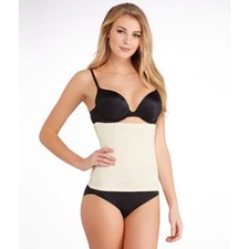USED Maidenform women Nipper Ultra Firm Control Trainer waist shapewear,White,XL