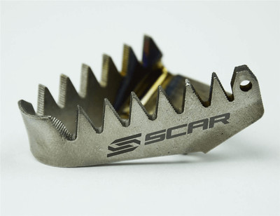 SCAR Puntera de titanio para pedal de freno