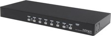 Switch KVM 8 Puertos de Vídeo VGA HD15 USB 2.0 USB A - 1U Rack