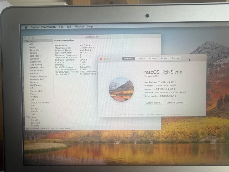 Apple MacBook Air 11" 2011 · i5 · 4GB · 128GB, photo 3 of 5