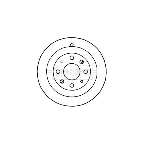 BORG & BECK Brake Drum BBR7195