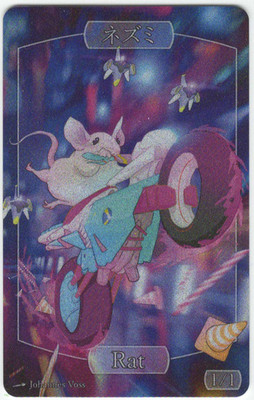 1x Sparkly Rat Token by Johannes Voss MTG Near Mint