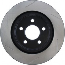 Stoptech For Ford Mustang 2005-2014 Slotted Brake Rotor Driver Side Power Slot