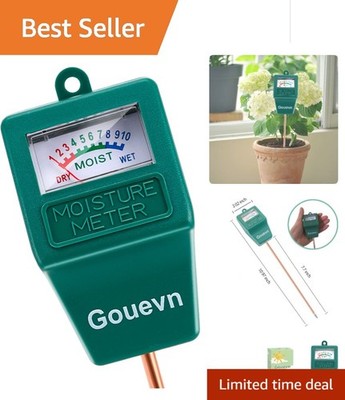 Rechargeable Soil Moisture Meter - Accurate Indoor & Outdoor Plant Care Tool