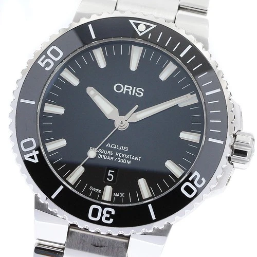 ORIS Aquis 01 733 7730 4134-07 Date black Dial Automatic Men's Watch_910248