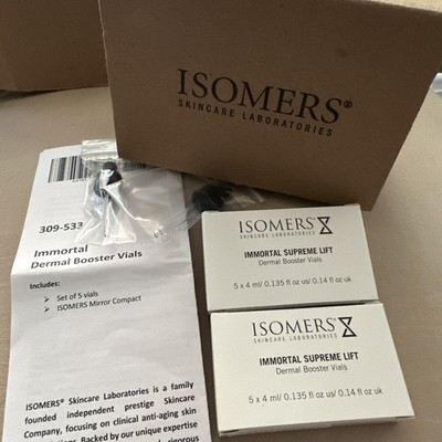 ISOMERS Immortal Supreme Lift Dermal Booster LOT Of 10~ .135 fl oz vials