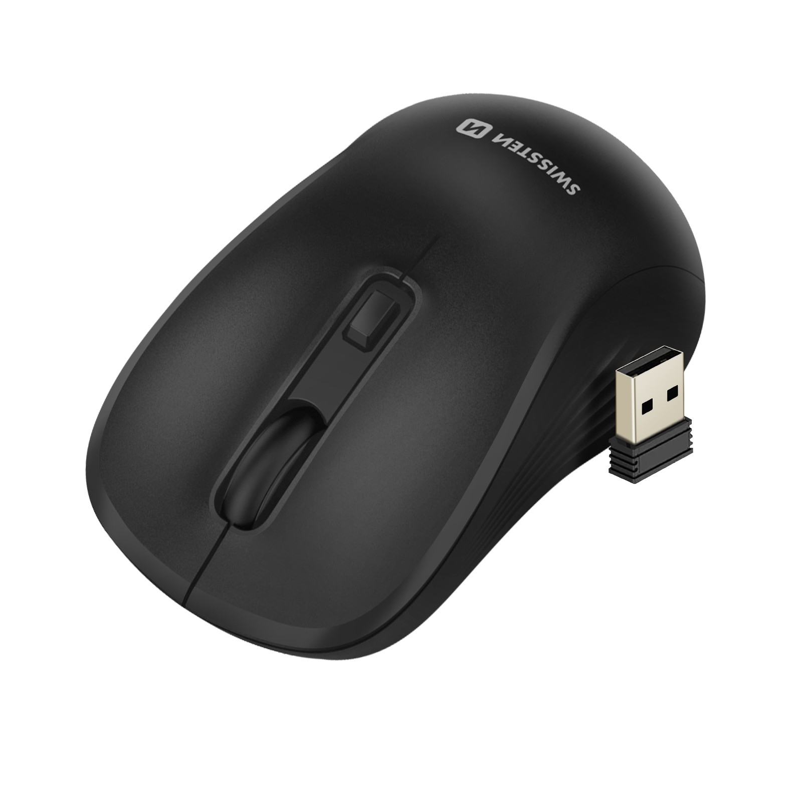 Souris sans fil bureau Swissten compatible Mac et PC portable avec capteur optique