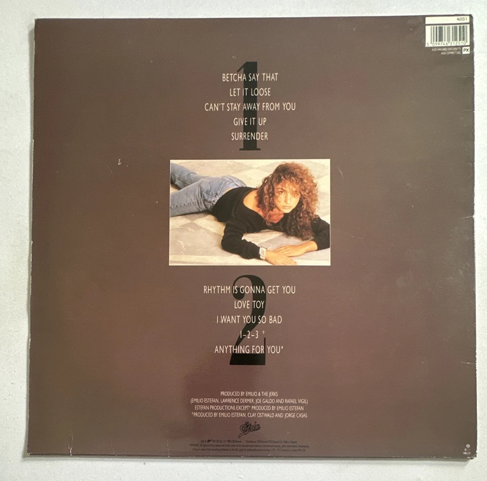 Gloria Estefan Miami Sound Machine Anything For You Lp Vinyl Record EX / VG+ - Image 3 of 4