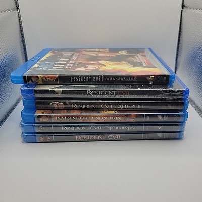 Resident Evil 6 Movie Blu-ray Lot Degeneration Afterlife Extinction Final Chptr