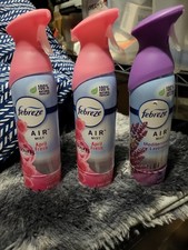 Désodorisants Febreze (2) avril frais et (1) lavande méditerranéenne