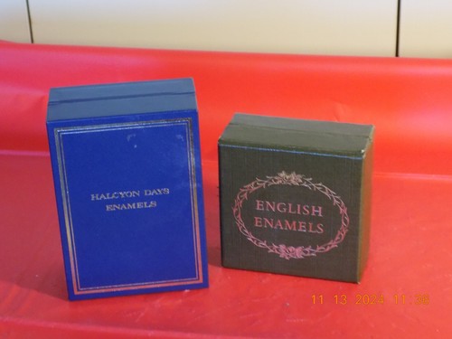 Vintage Mary Kay und englische Emaille Schmuckschatullen (A-42)