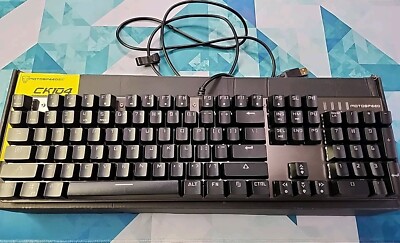 Motospeed CK104 Mechanical RGB Gaming Aluminum USB Keyboard - Mac & Windows