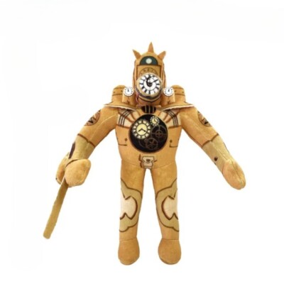 Wiztex Skibide Titan Clockman Kuscheltier - 30 CM Upgraded Titan Clockman DE  