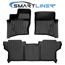 SMARTLINER Custom Fit Floor Mats 2 Row Liner 2020-2025 Land Rover Defender 90