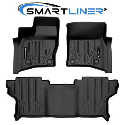 SMARTLINER Custom Fit Floor Mats 2 Row Liner 2020-2025 Land Rover Defender 90