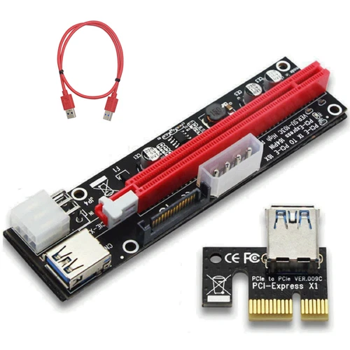 PCI-E USB 3.0 Powered GPU Riser Extender Adapter Card Board Cable Board Card h