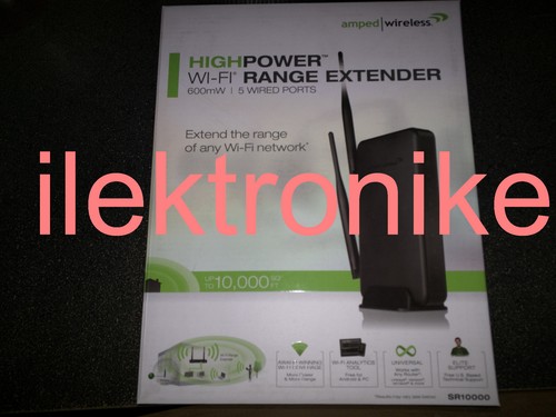 New Amped Wireless High Power Wi-Fi Smart Repeater & Range Extender SR10000  - Picture 1 of 2