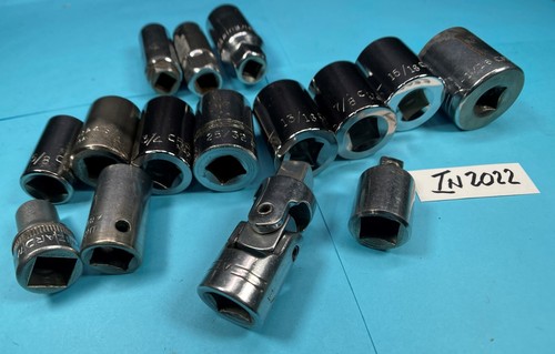 Socket Set 15pc 3/8" & 1/2" Drive Craftsman-Wardmaster-Williams & Wright IN2022 - Picture 7 of 11