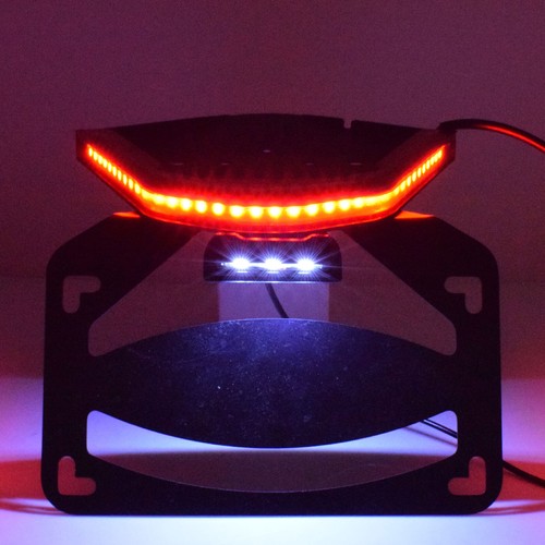 Portatarga Fanale Posteriore Led Trasparente per BMW S1000R S1000RR M1000RR - Foto 7 di 8