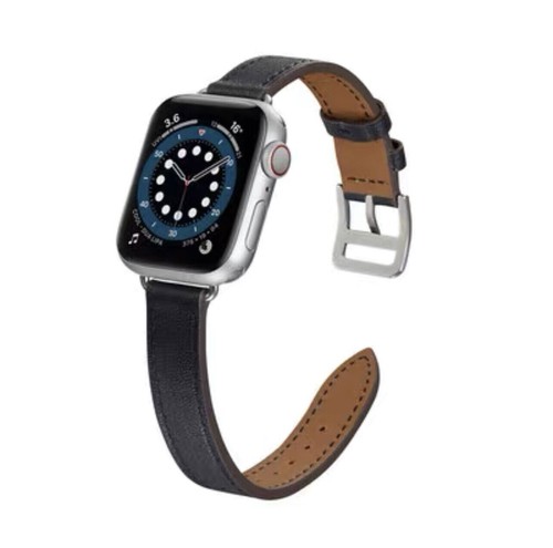 iWatch Leather Slim Band For Apple Watch Series 7 6 5 4 3 2 SE 38/40/42/44/45 MM - Zdjęcie 10 z 16