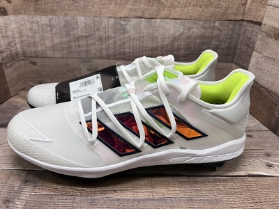 Adidas Adizero Grail White Metallic Baseball Cleats EH2368 Men s Size 15 New